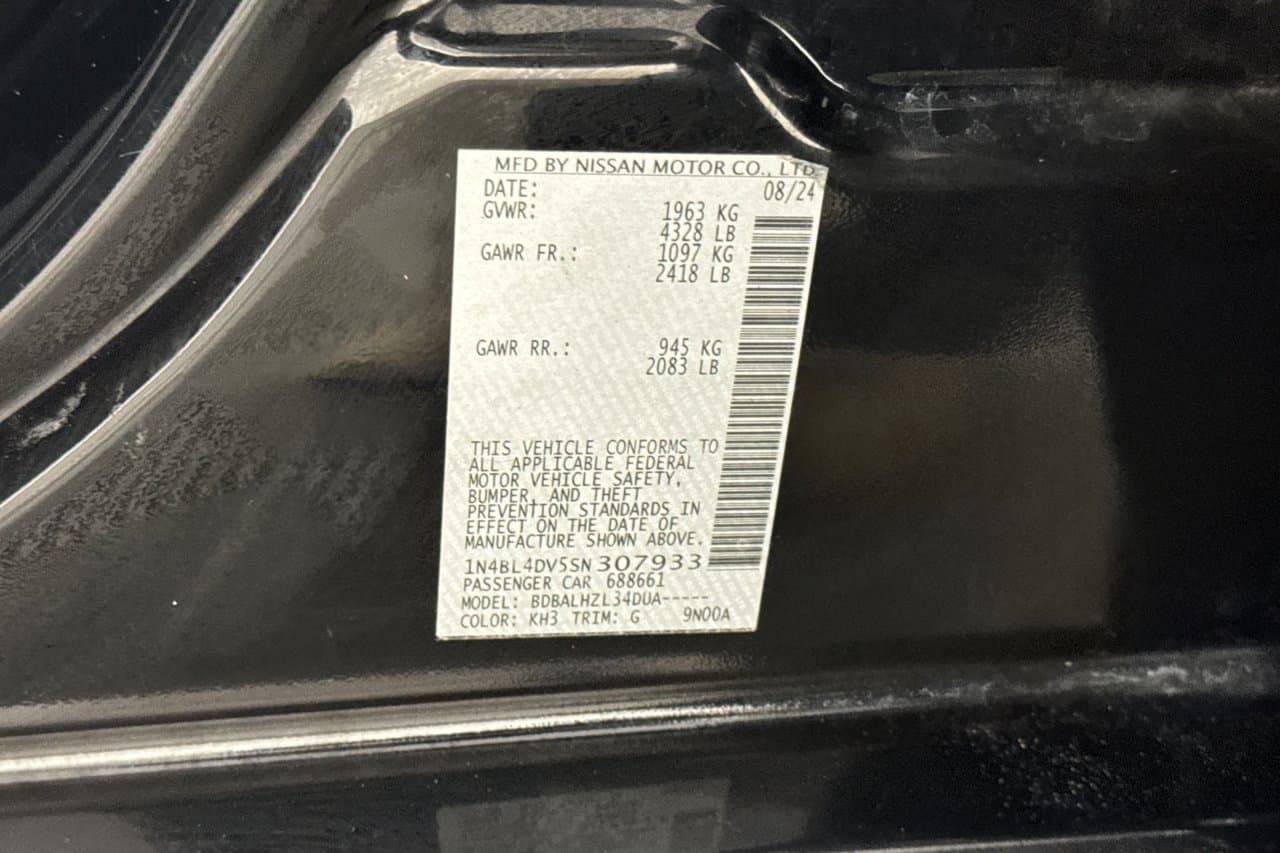2025 Nissan Altima SV 23
