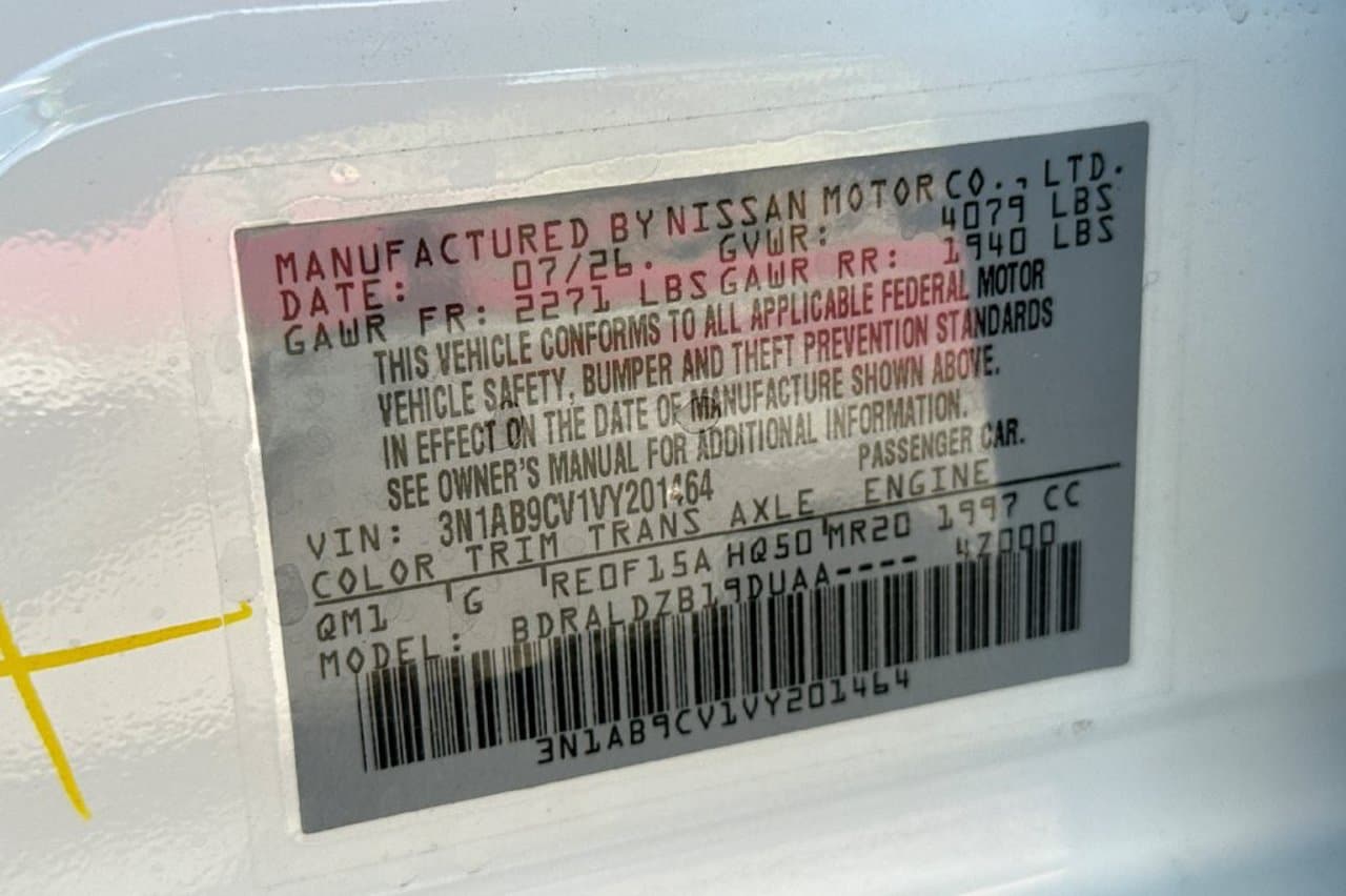 2027 Nissan Sentra SV 21