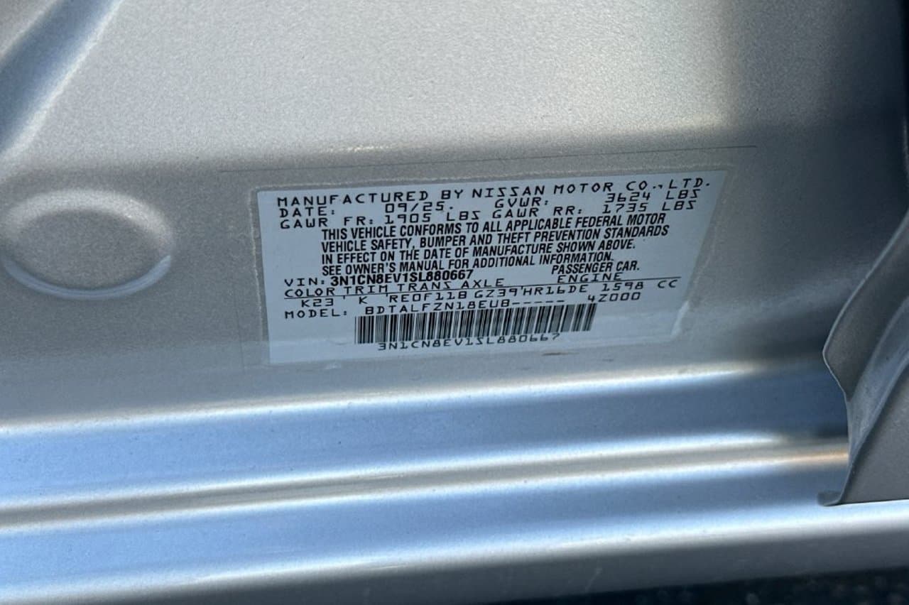 2025 Nissan Versa SV 22